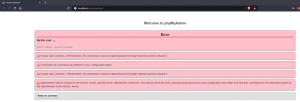 Cara mengatasi Error pada PHPMYADMIN – Blog Berita SMK BK
